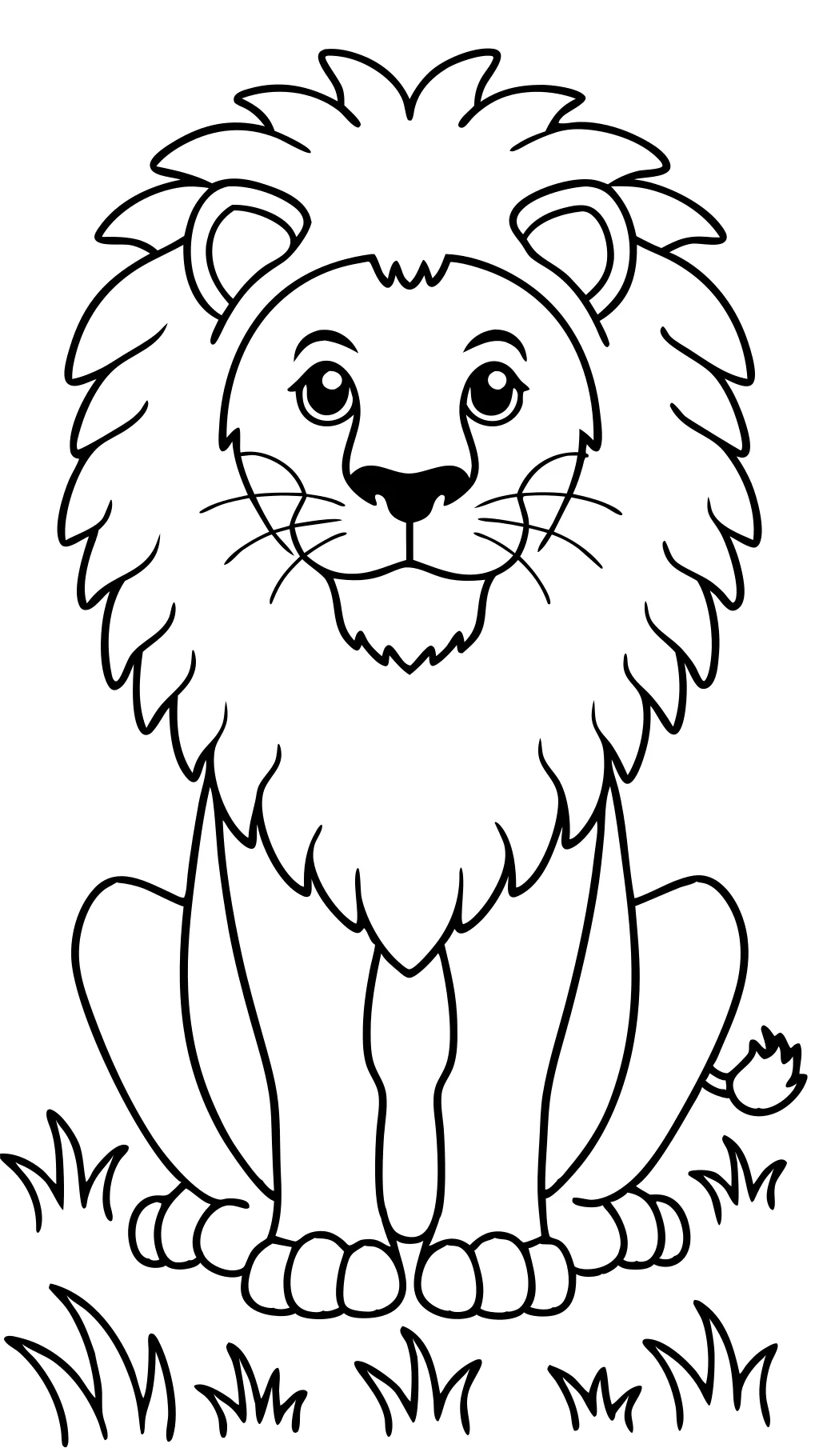 coloriages gratuits des lions